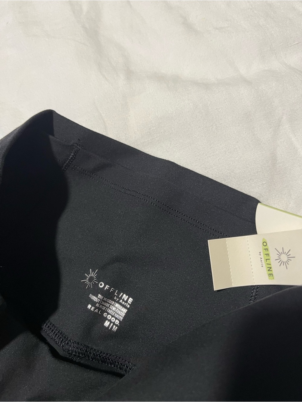 Offline by Aerie The Hugger Bootcut High Rise Legging - Black - Picture 4 of 7